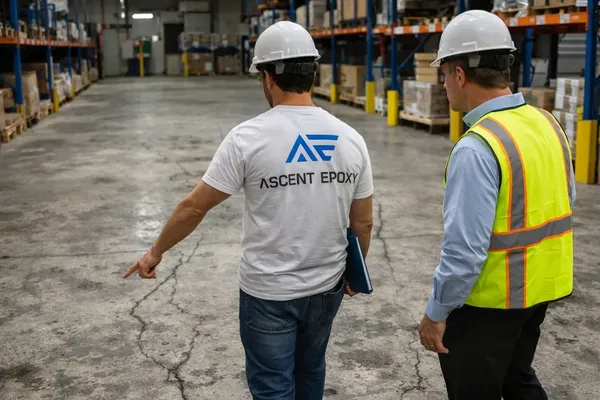 Industrial facility floor assessment