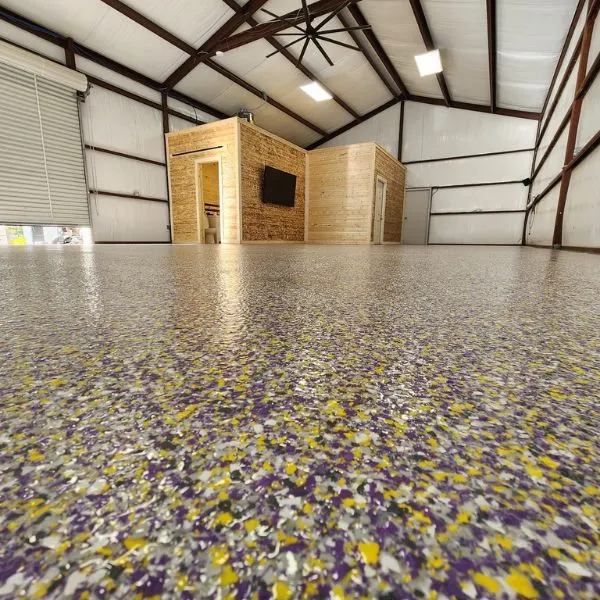 Home interior epoxy floor Lee County